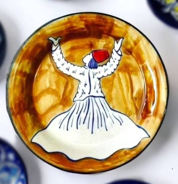 Blue Pottery Sufi plates