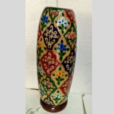 Multicolor camel skin lamps cylindrical shaped