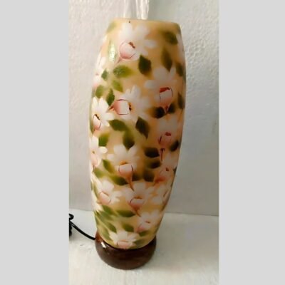 Yellow green camel skin lamp