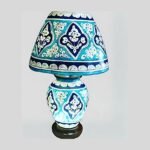 Homemade side table lamp