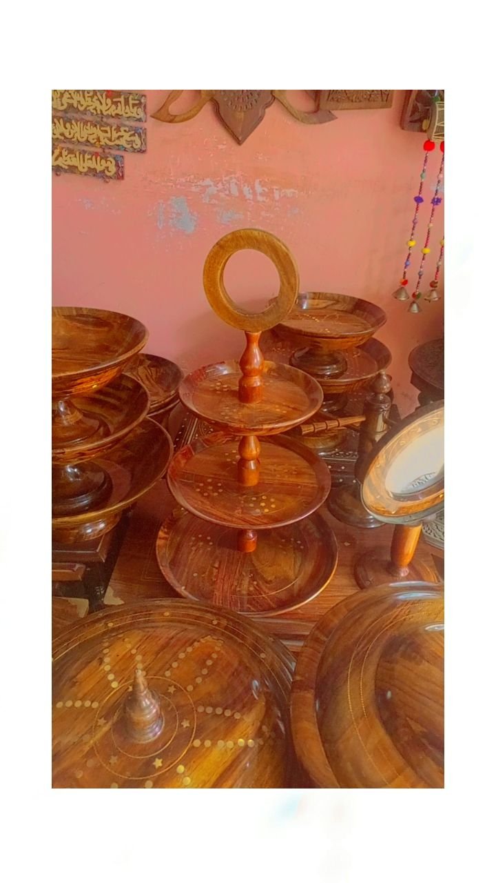 Wooden Hand Carved Stand