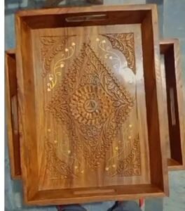 Handcrafted Wooden Serving Dish