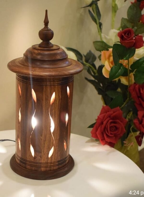 Wooden Handcrafted Table Lamp