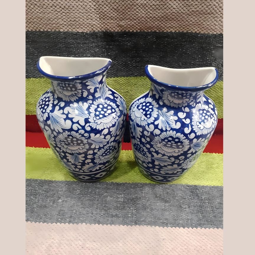 bluepottery wall vases