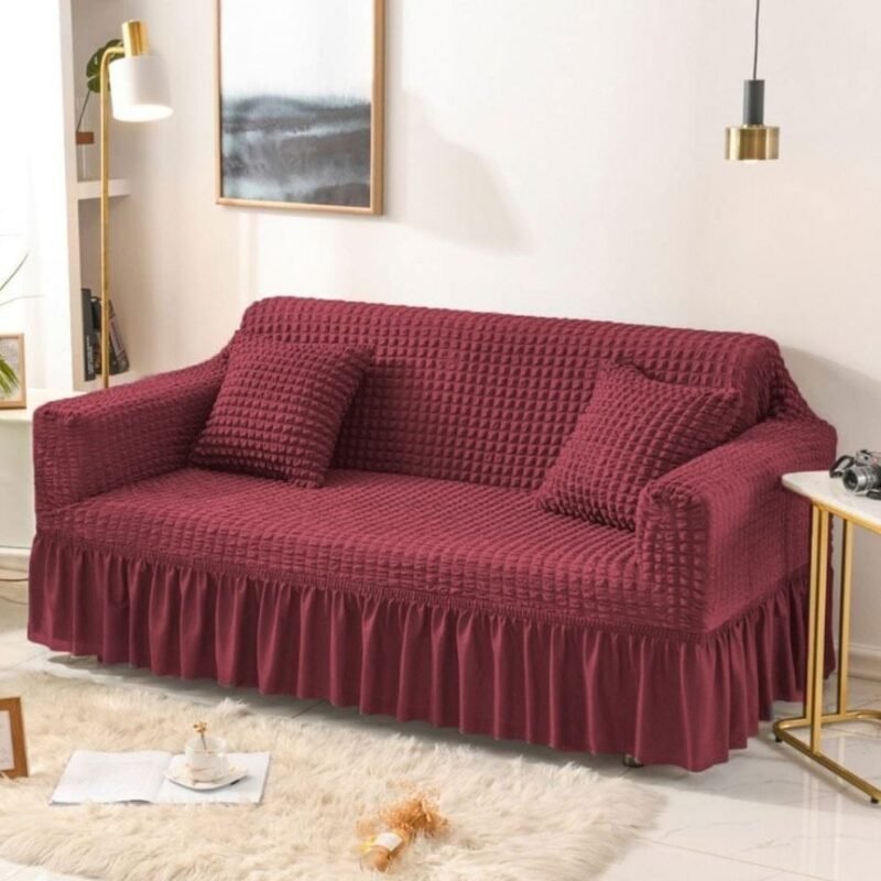 Red sofa covers , bubble Turkish style