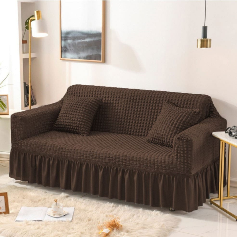Brown Bubble Couch Covers