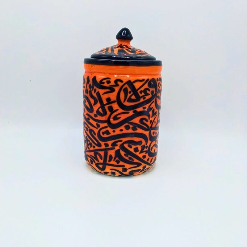 Ceramic Jars Calligraphy design (8)