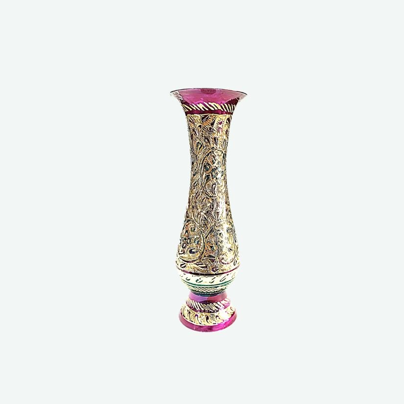 Golden Metal Vase Luxury vase
