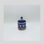 Blue pottery ceramic jar 1