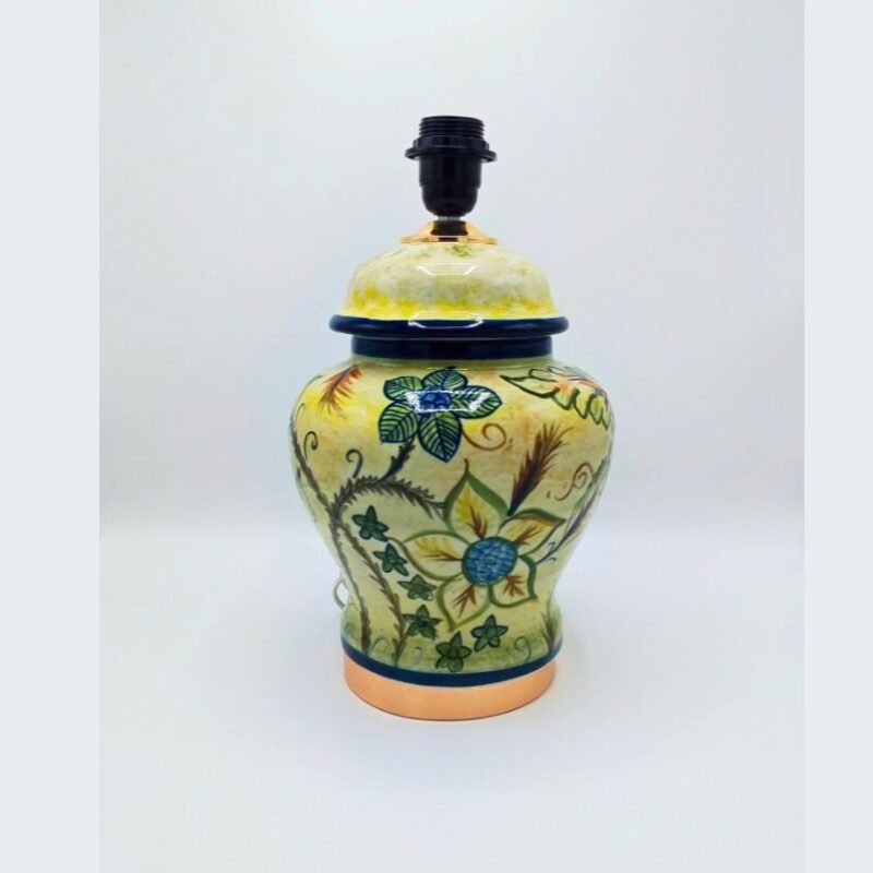 handmade ceramic lamp for side tables