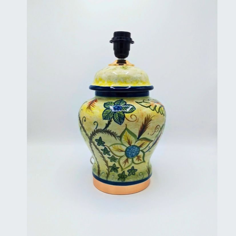 handmade ceramic lamp for side tables