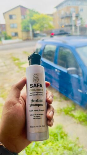 SAFA Organics Herbal Hair Wash – 100% Organic, Sulfate & Paraben Free- Best Family Shampoo photo review