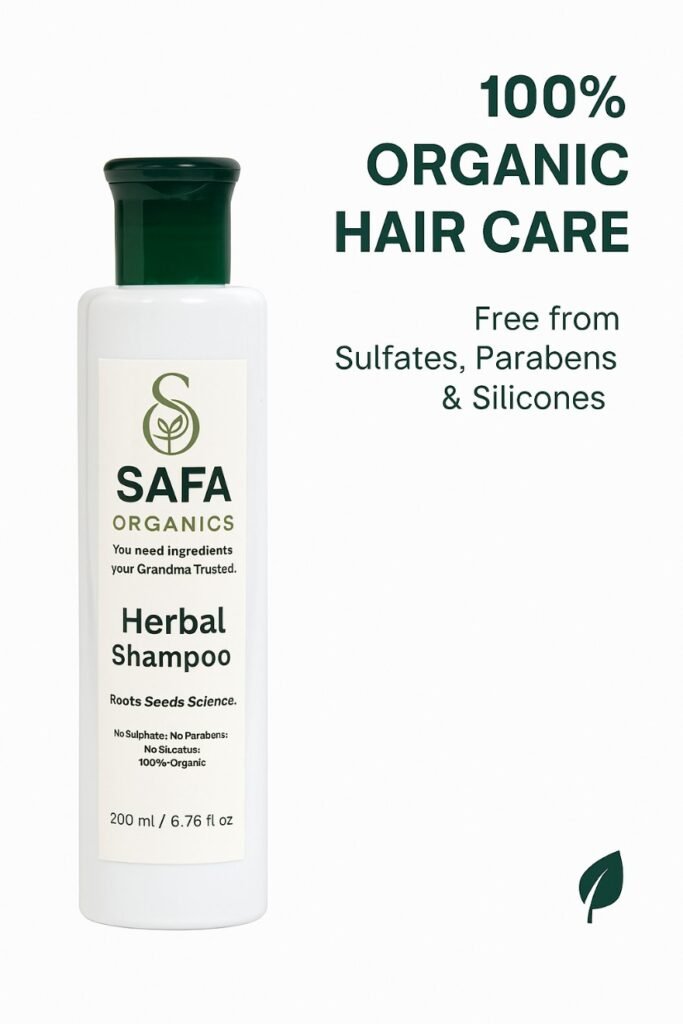 organic herbal shampoo